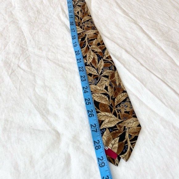 Oscar de la Rento Silk Neck Tie - Picture 6 of 7
